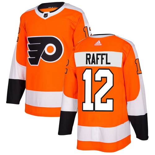 Adidas Men Philadelphia Flyers #12 Michael Raffl Orange Home Authentic Stitched NHL Jersey->philadelphia flyers->NHL Jersey